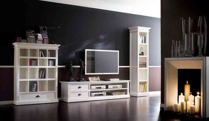 Meble białe mahoniowe