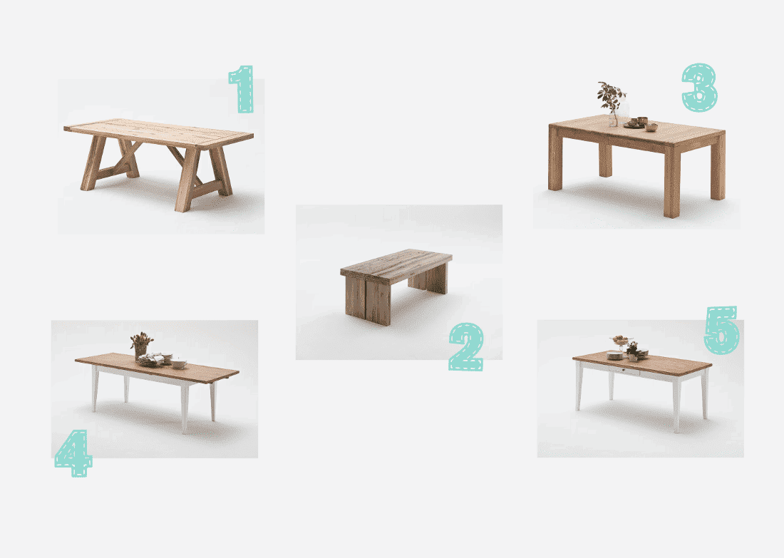 moodboard stoły drewniane Seart