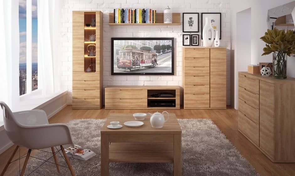 Meble drewniane do salonu