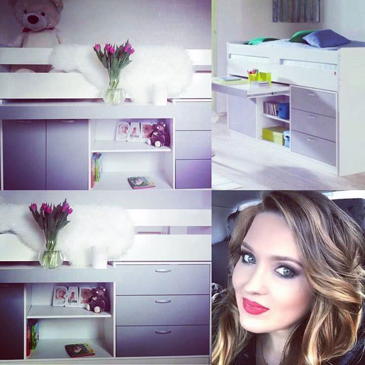 Gosia Andrzejewicz, ł&oacute;żko Nicole