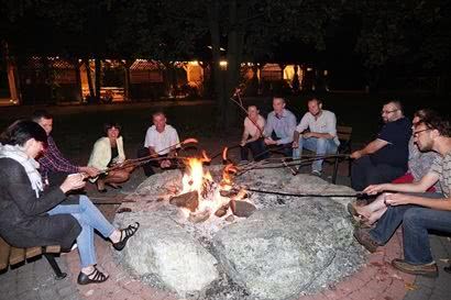 Meble drewniane Impreza firmowa w Zaciszu