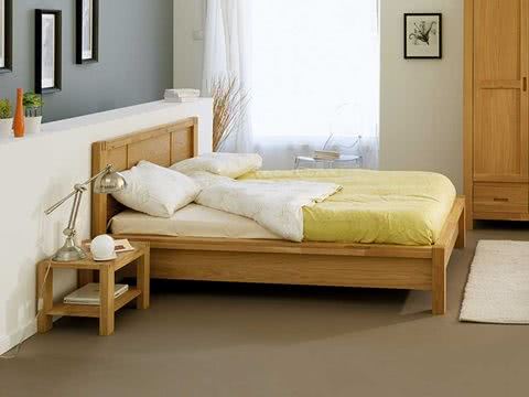 meble drewniane, ł&oacute;żko drewniane, łożko pojedyncze 