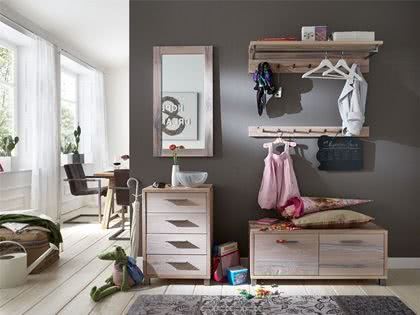 meble drewniane, komplet mebli do przedpokoju