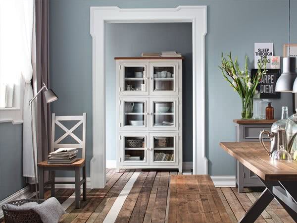 meble drewniane, białe meble