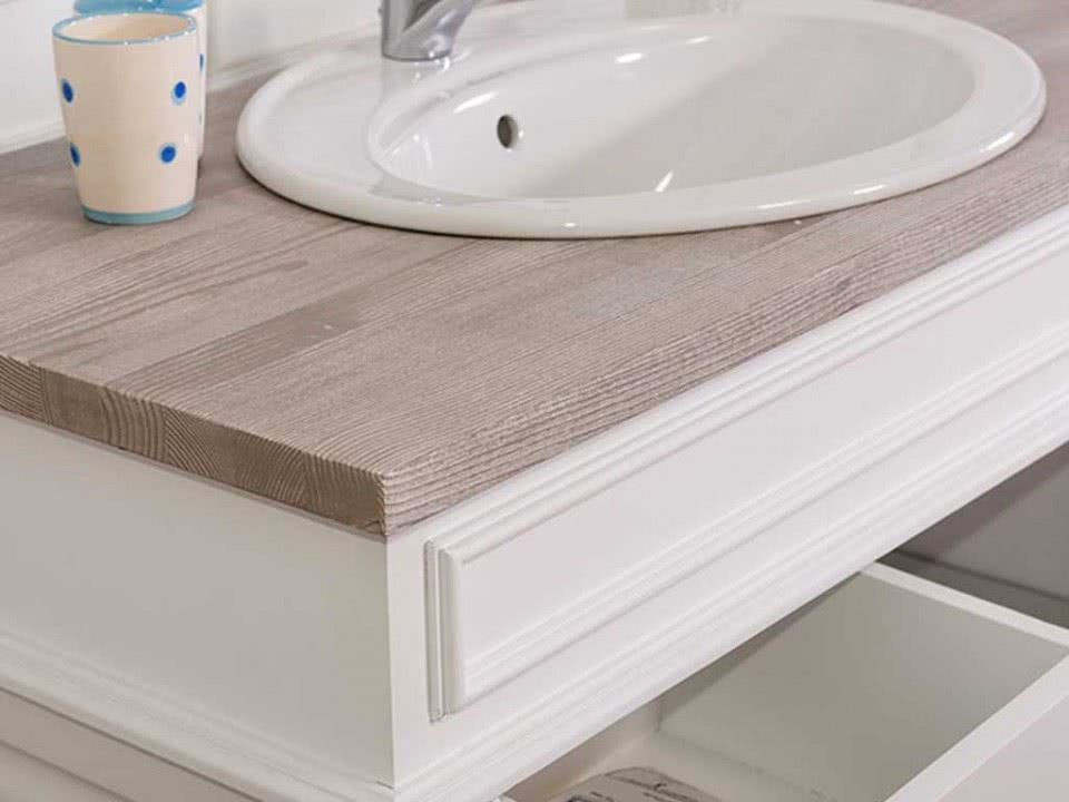 szałka łazienkowa meble z litego drewna