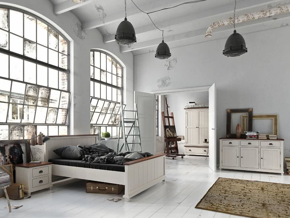 biale meble do sypialni