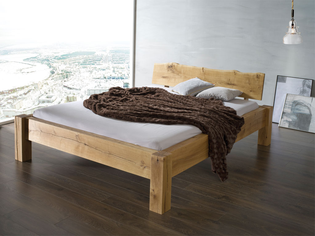Łóżko dębowe Łóżko dębowe